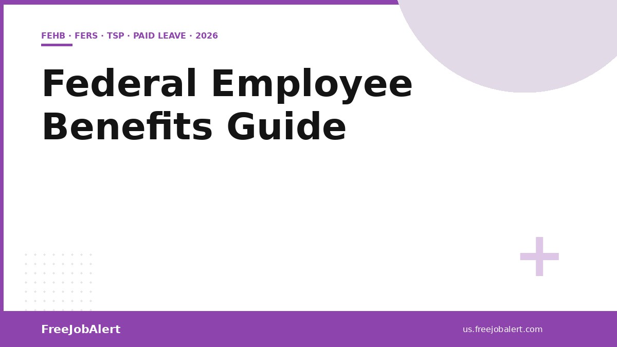 Federal Employee Benefits Guide: FEHB, FERS, TSP & More (2026)